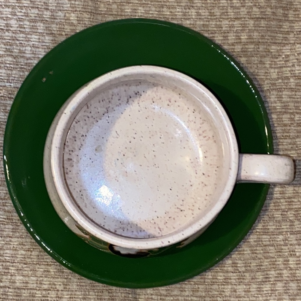 🇧🇷 NWT Vintage Brazilian Handmade Pottery Toucan Mug & Plate - Picture 12 of 12